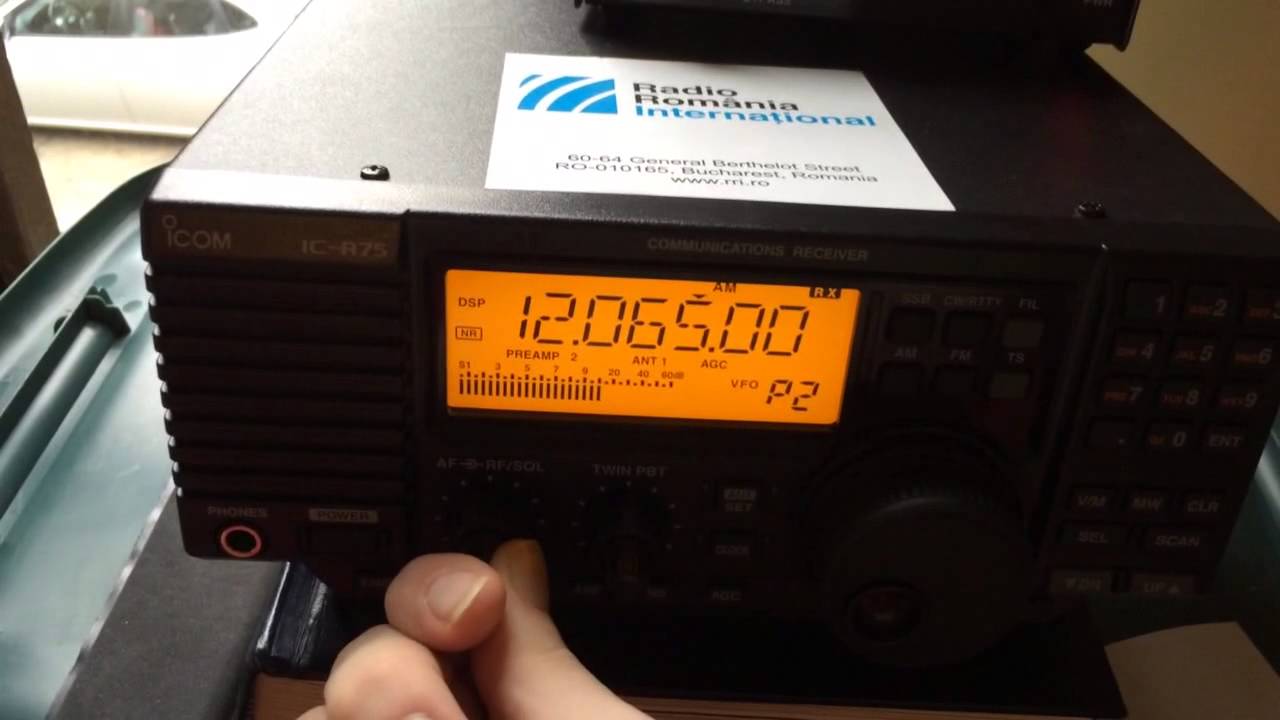 Icom R75 Receiver thoughts and Radio Australia on 25 M
