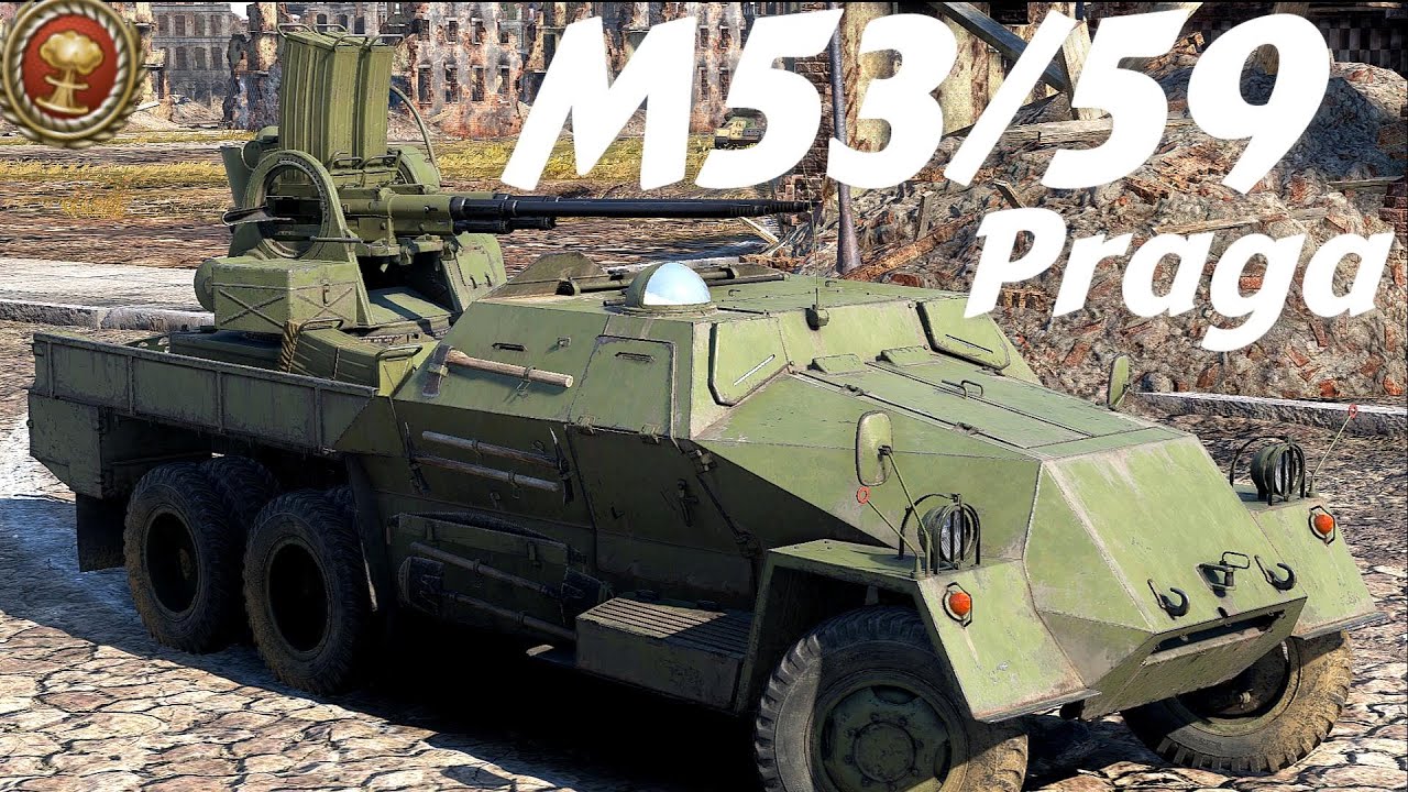 Powerful Praga Twin-Cannon AA Truck Model 53/59