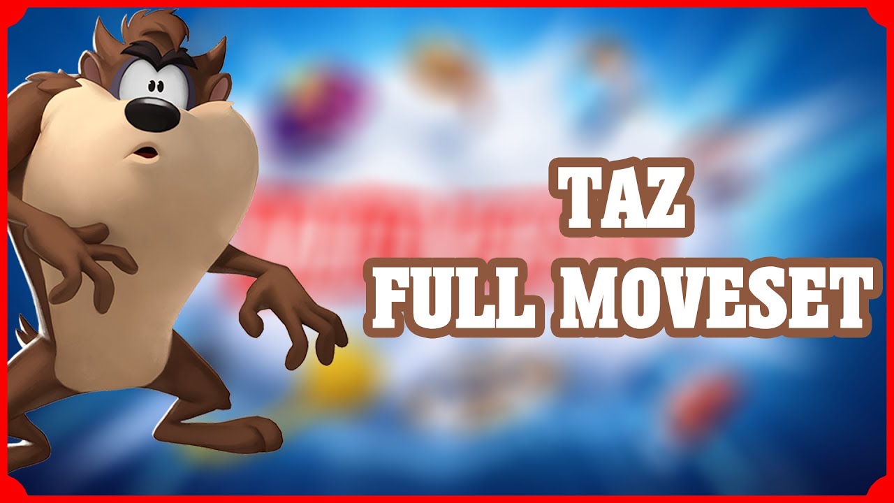Taz FULL MOVESET SHOWCASE - MultiVersus