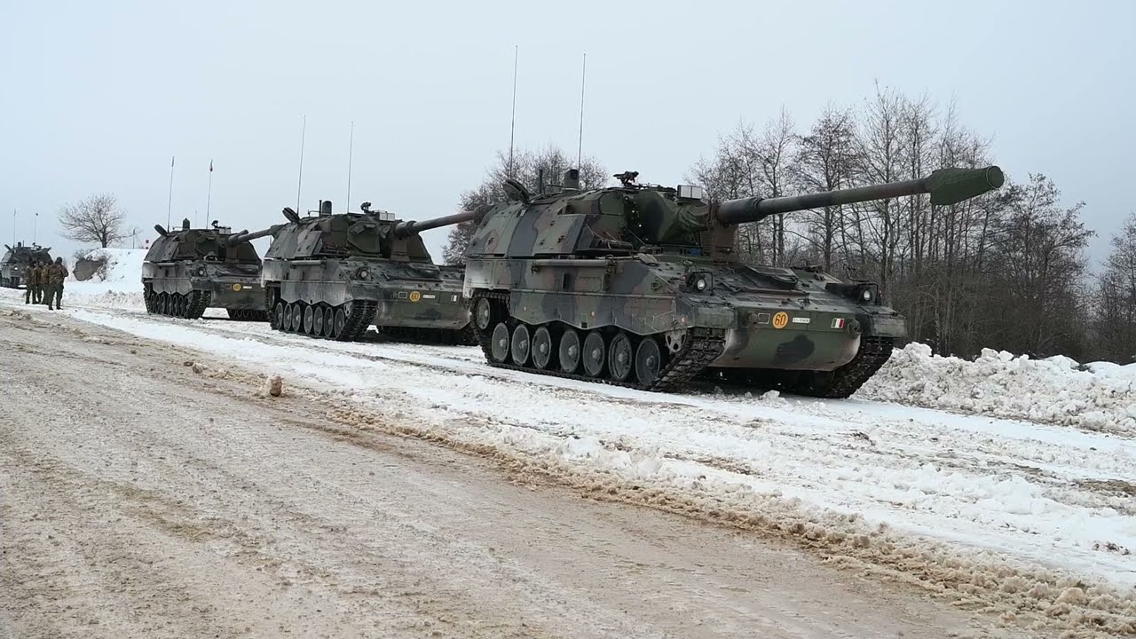 Italian Tanks on the Move! NATO Modern Warfare Simulation 