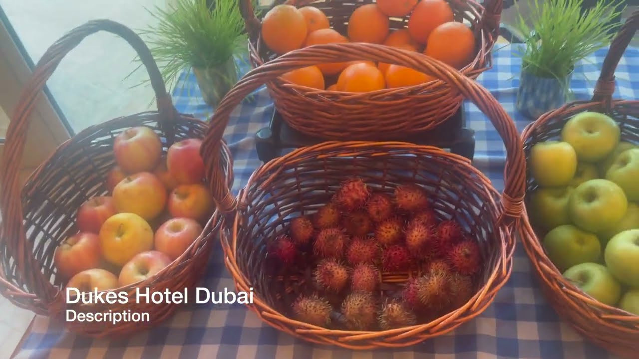 Dukes Hotel Dubai∙Breakfast   | TRAVEL VLOG