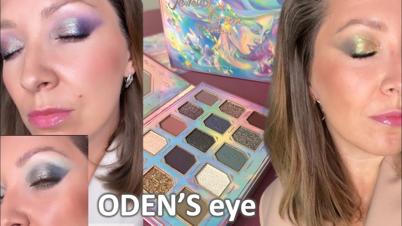 ODEN'S EYE JEWELS & GEM Обзор палетки, все оттенки на глазах / Marigudik