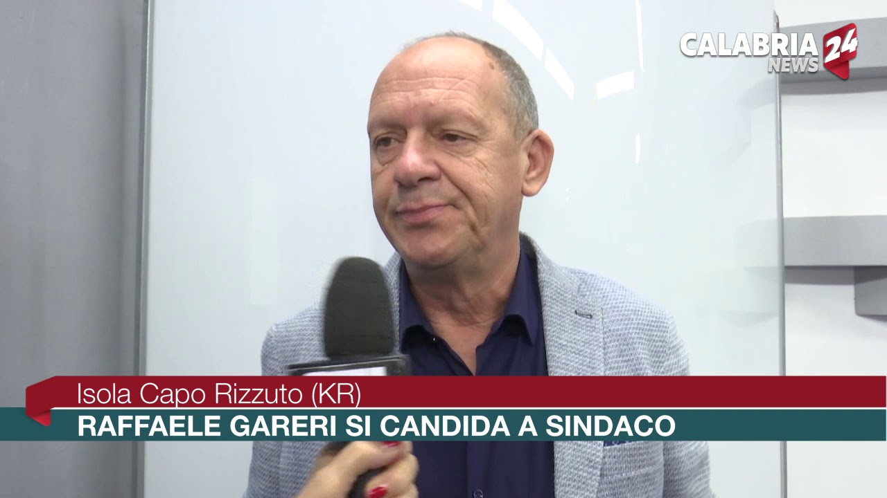 ISOLA CAPO RIZZUTO (KR): RAFFAELE GARERI SI CANDIDA A SINDACO