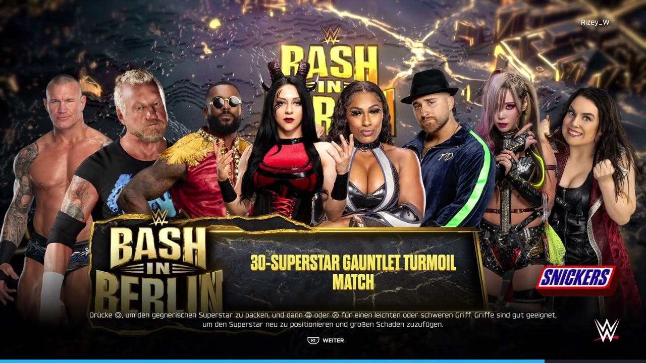 WWE Gauntlet Match Bash in Berlin Mit Stephanie Vaquer  Und dan Wwe Mixed Match Challenge