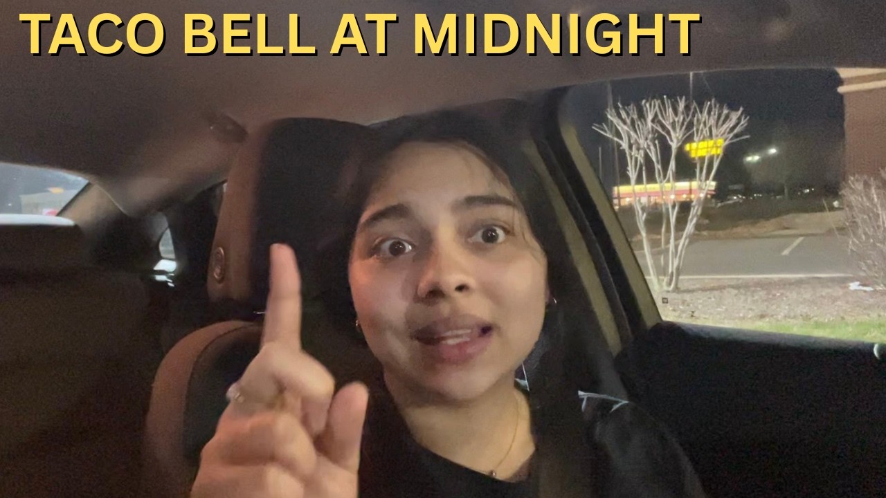 Taco Bell At Midnight With My Girlfriend! *12AM*