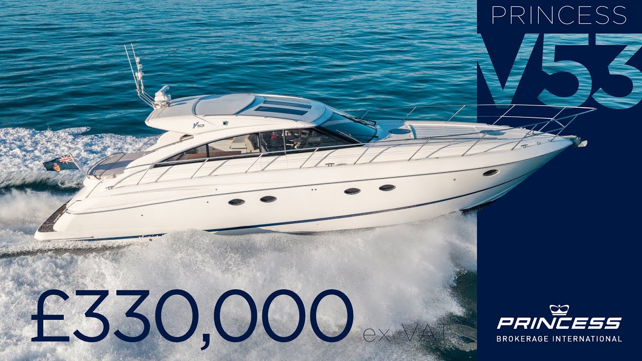 2006 (Commissioned 2007) Princess V53 'Sancerre' | FOR SALE NOW in Jersey, UK