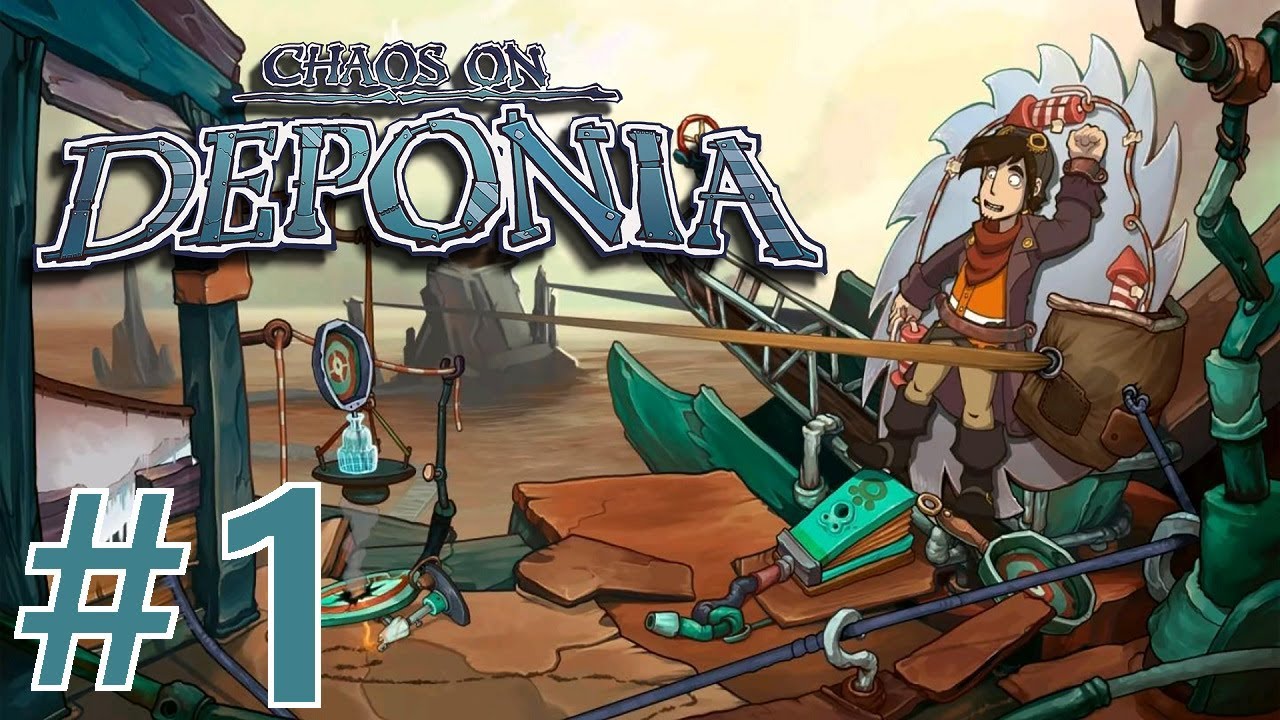 Chaos on Deponia Walkthrough part 1