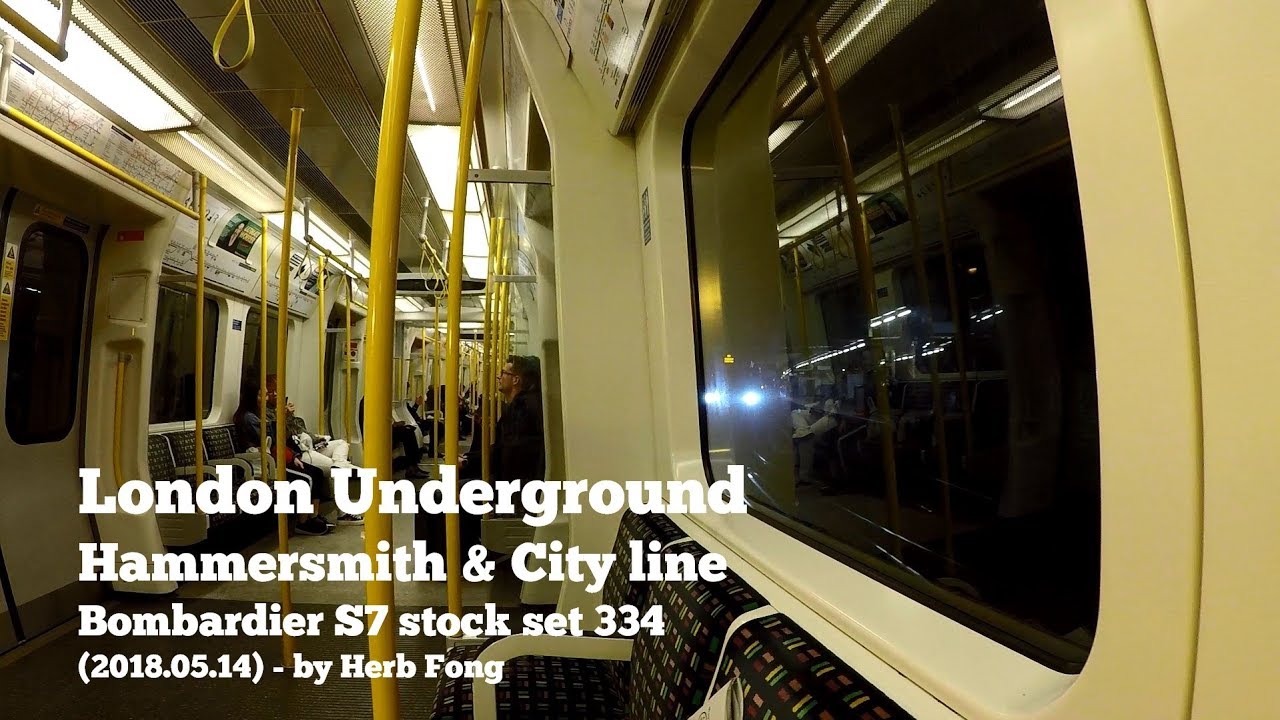 London Underground | late night ride on the S7 stock on the H&C line (2018.05.14)