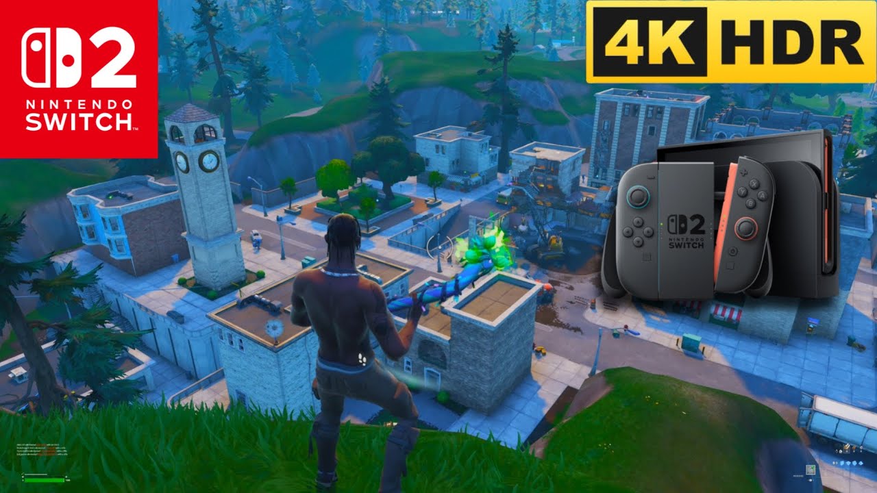 Nintendo Switch 2 Fortnite Reload Gameplay (4K 60FPS)