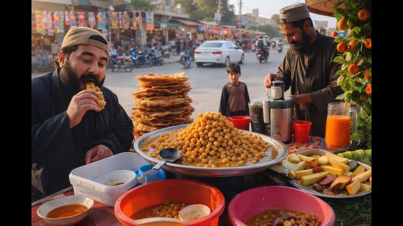 Amazing Street food with afghan culture