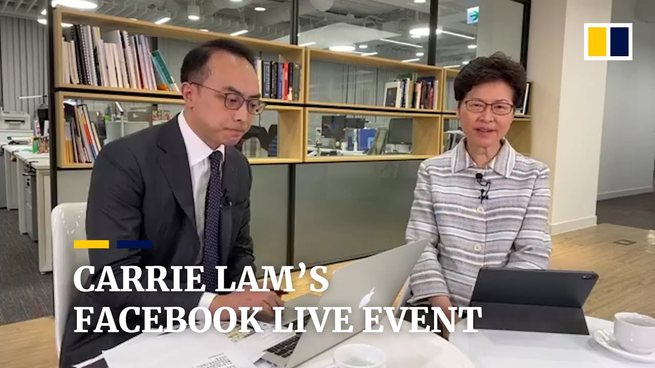Carrie Lam fields questions from netizens on Facebook Live event