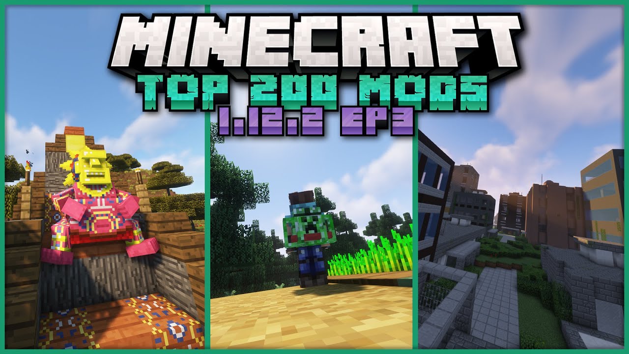 200 лучших модов для Minecraft 1.12.2 [ЭПИЗОД 3][Боссы, Листья, Плавание]