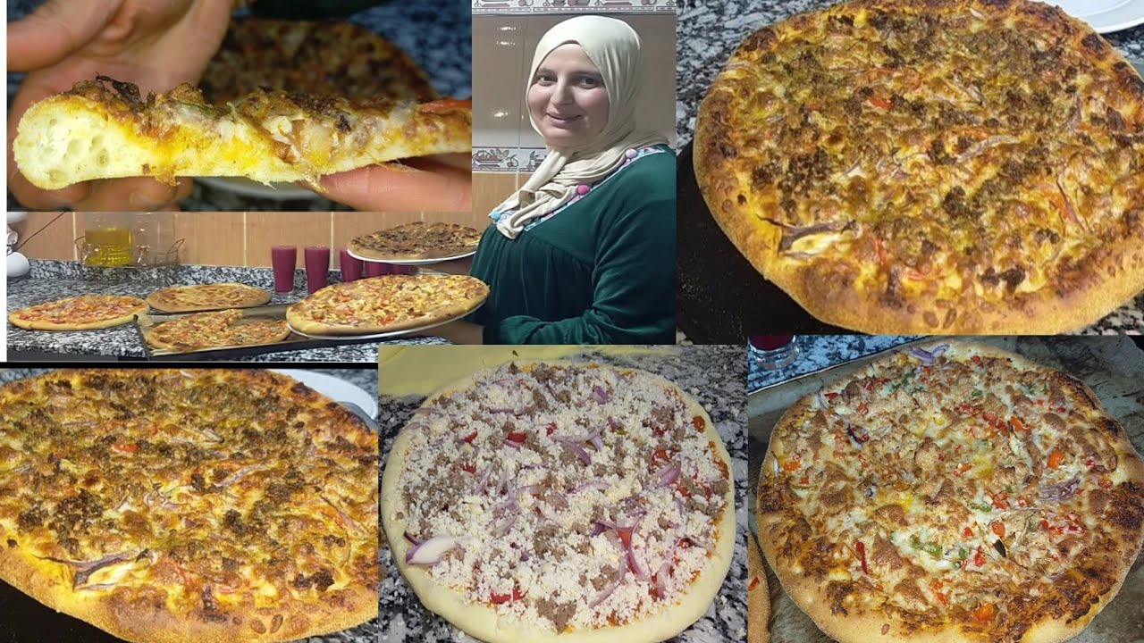 أسهل بيتزا لي تحمر ليك وجهك قدام ضيافك وكليانك 💯بجميع مراحل تحضيرها بعجينه ناجح بدون دلك🥰