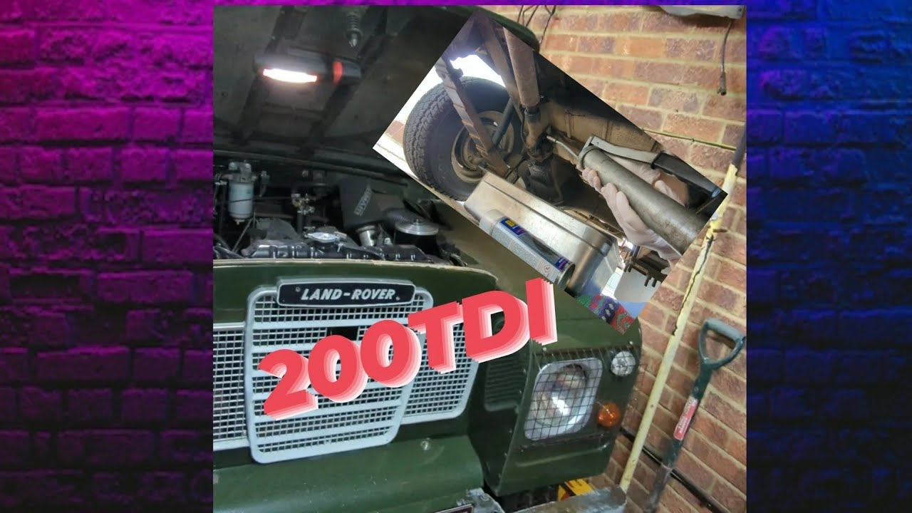 Series 3 Land Rover 200TDI power steering belt, grease prop, general maintenance.
