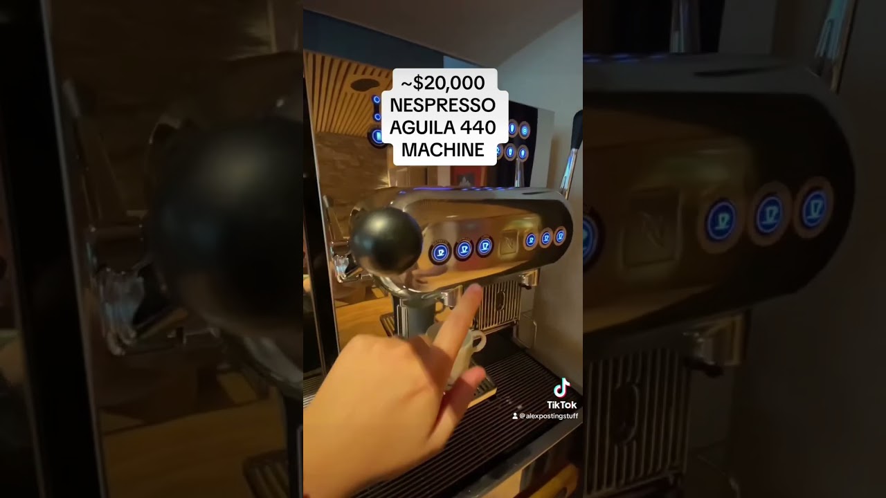 $20,000 Nespresso Aguila 440 Machine