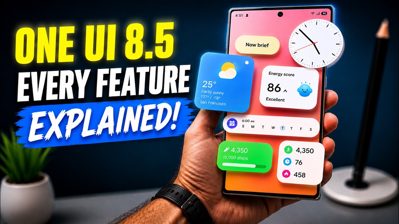 Официальная One UI 8.5 &mdash; разбор всех функций!