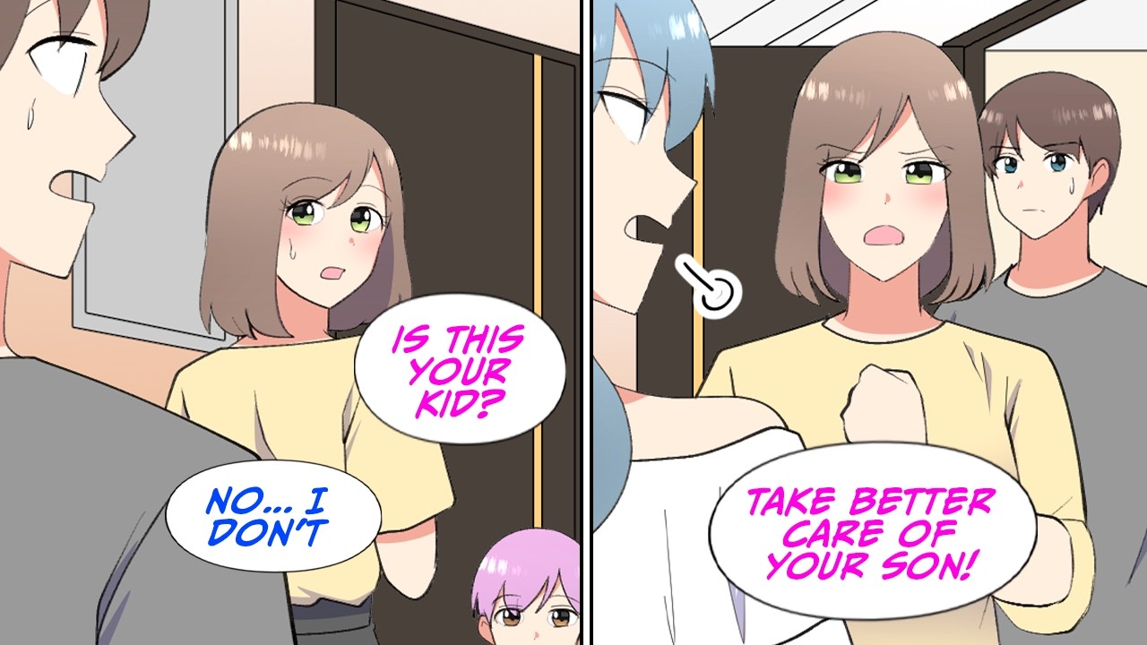 It seems she's being forced to babysit a friend's child [Manga Dub]