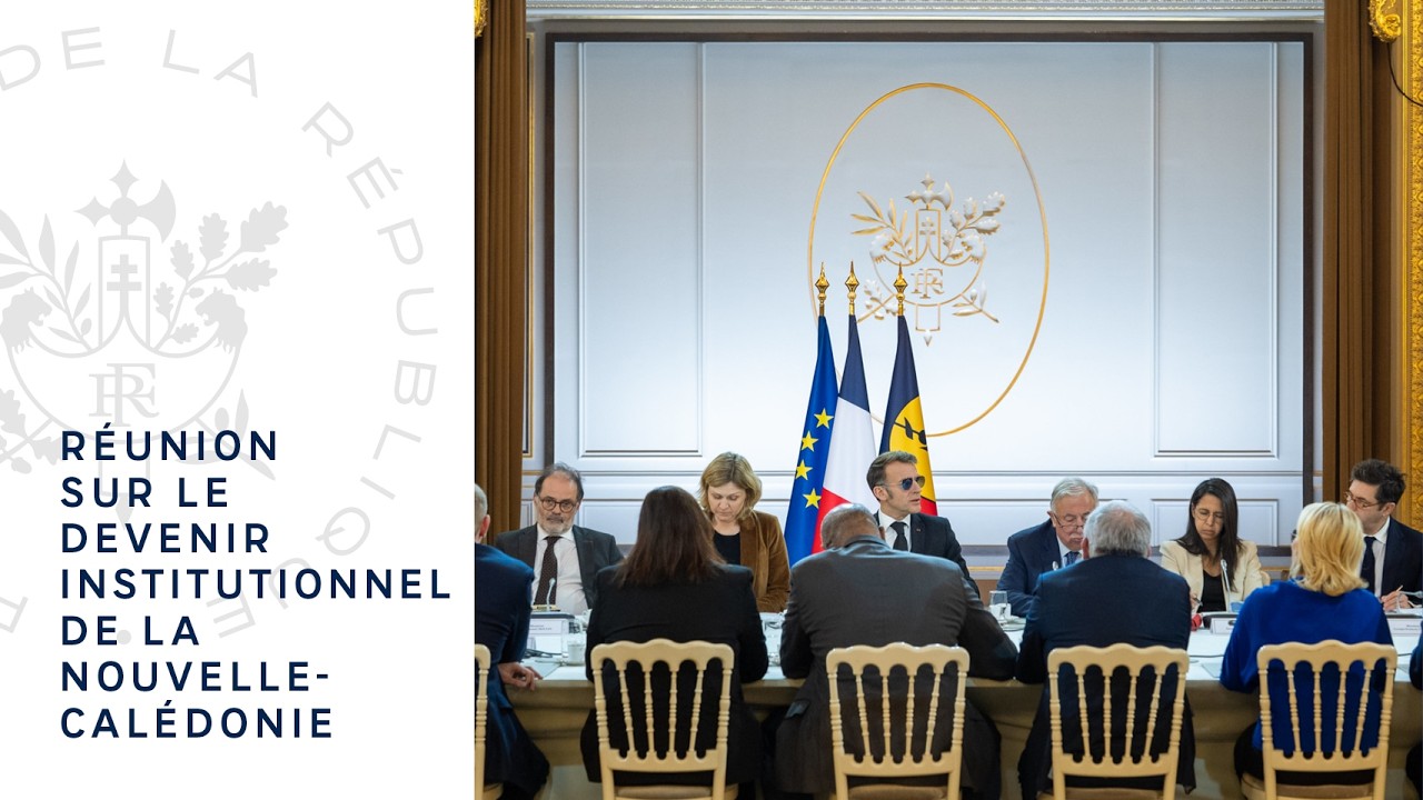 Réunion sur le devenir institutionnel de la Nouvelle-Calédonie.