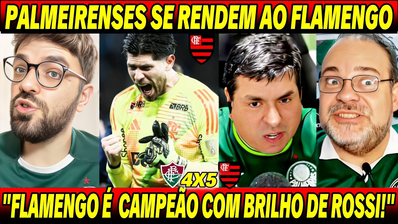 😱PALMEIRENSES RASGAM ELOGIOS AO FLA | 