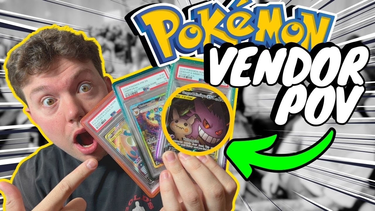 BUYING MASSIVE SLABS | Pokemon Card Show Vendor POV | Bucks County PA Show