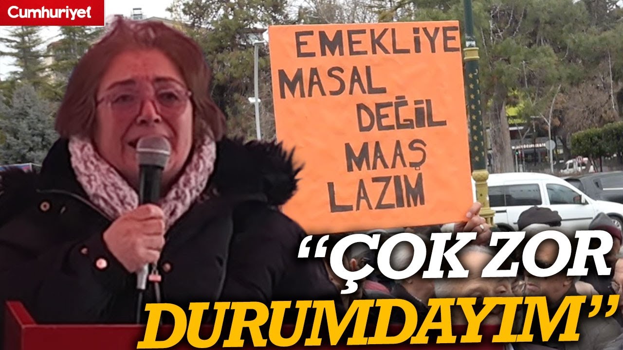 Burdurlu emekli ağlayarak isyan etti: Geçinemiyorum, pazara gidemiyorum...