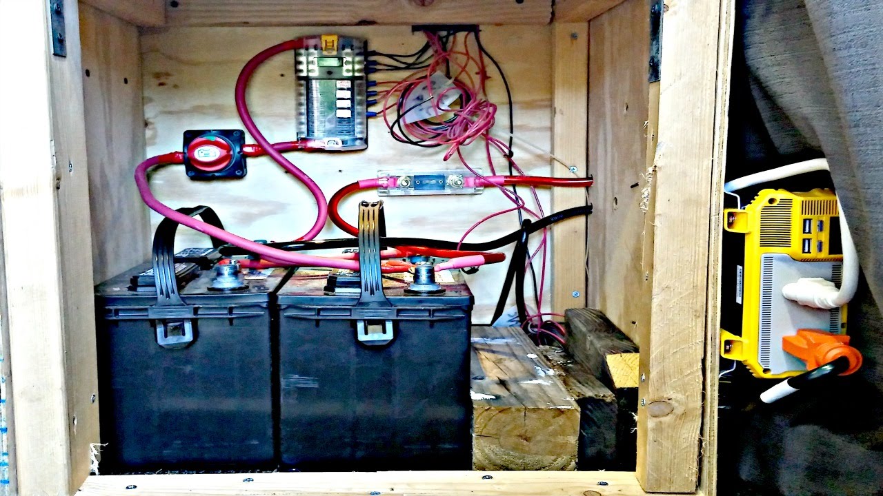 Campervan & RV Electrical System Explained - Battery Bank, Wire Gauge, Inverter, Solar, D/C, ect.