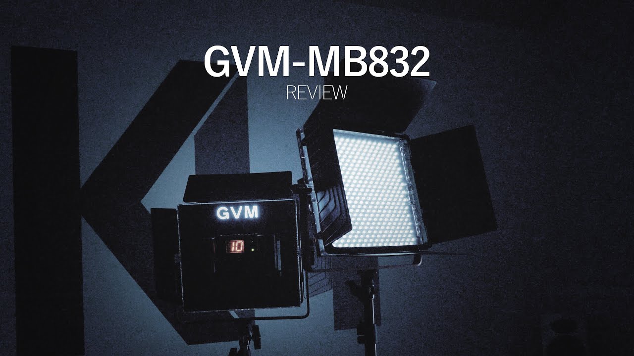 Affordable LED Light Panel | GVM MB832 Bi-Color LED Panel REVIEW