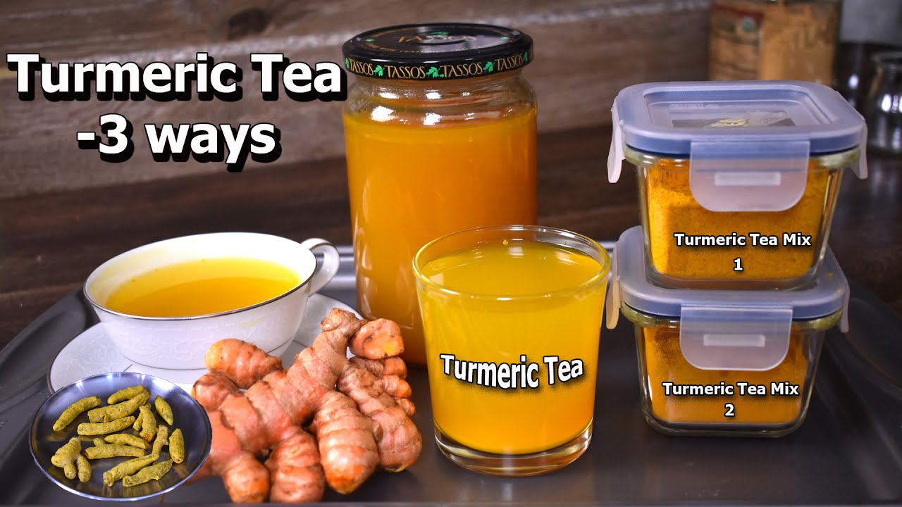 Turmeric Tea Recipes - 3 ways | Healthy Turmeric tea recipe ideas!