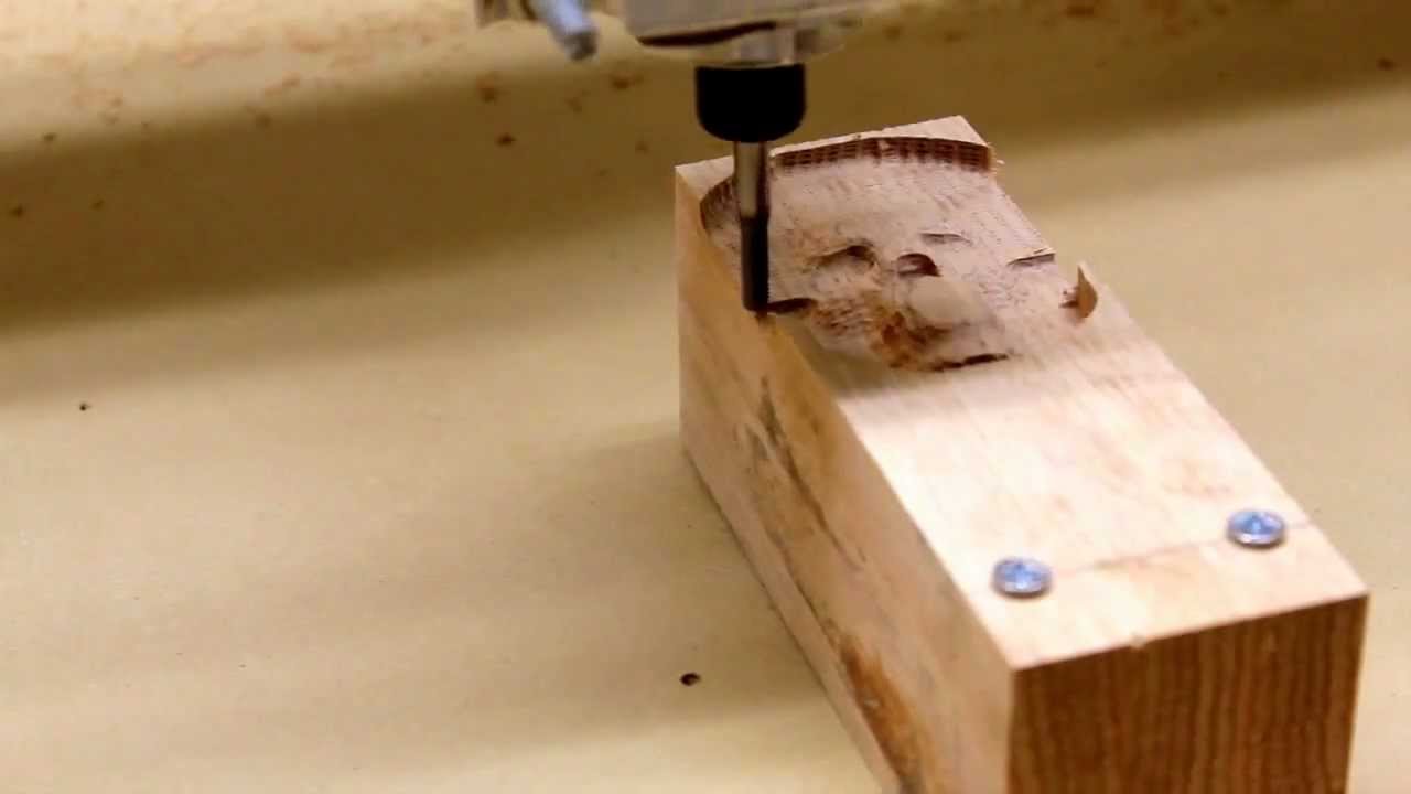 Skull Cane Handle - Home Made CNC