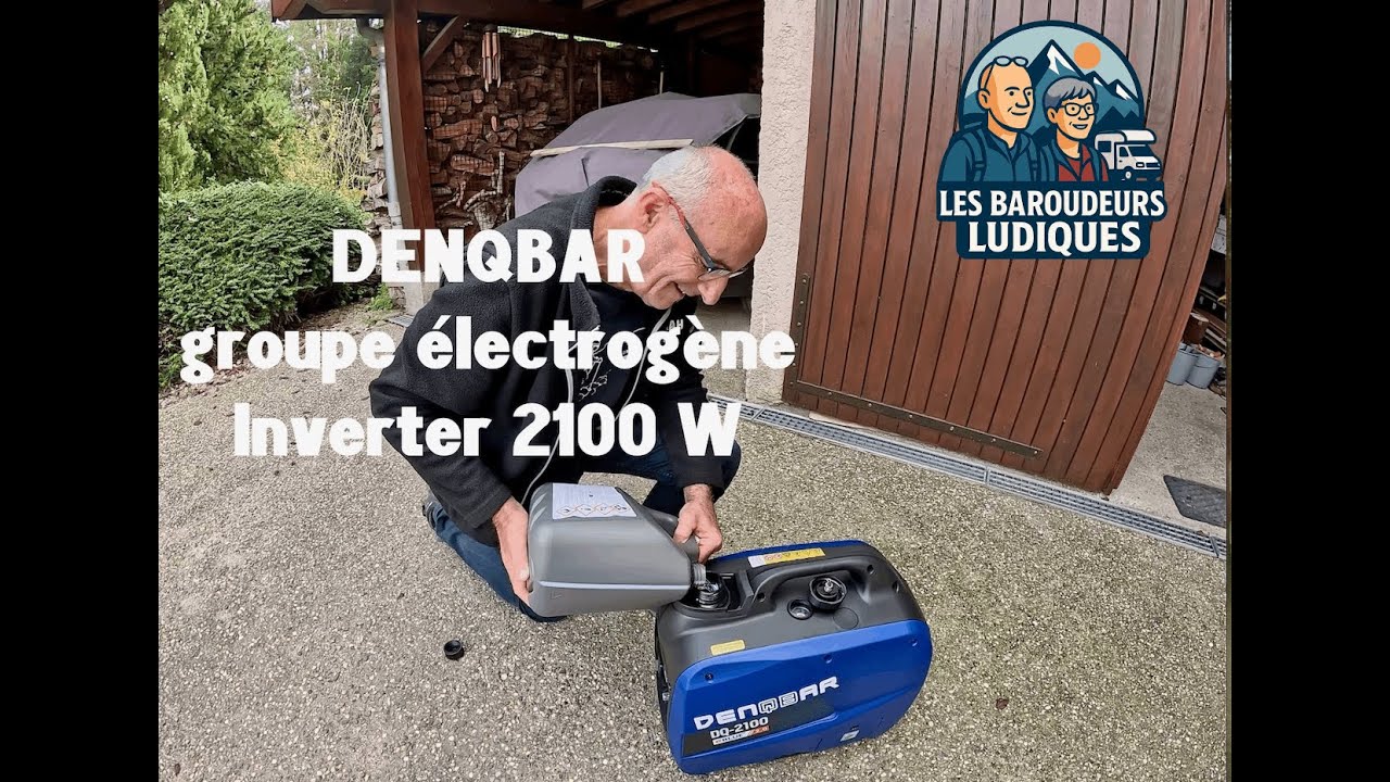 Mise en route Groupe electrogène DENQBAR INVERTER GENERATOR DQ 2100