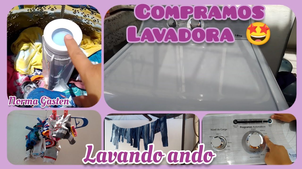 ✅ RUTINA DE LAVADO 👖👕🎽 LAVADORA NUEVA 🤩😅😉