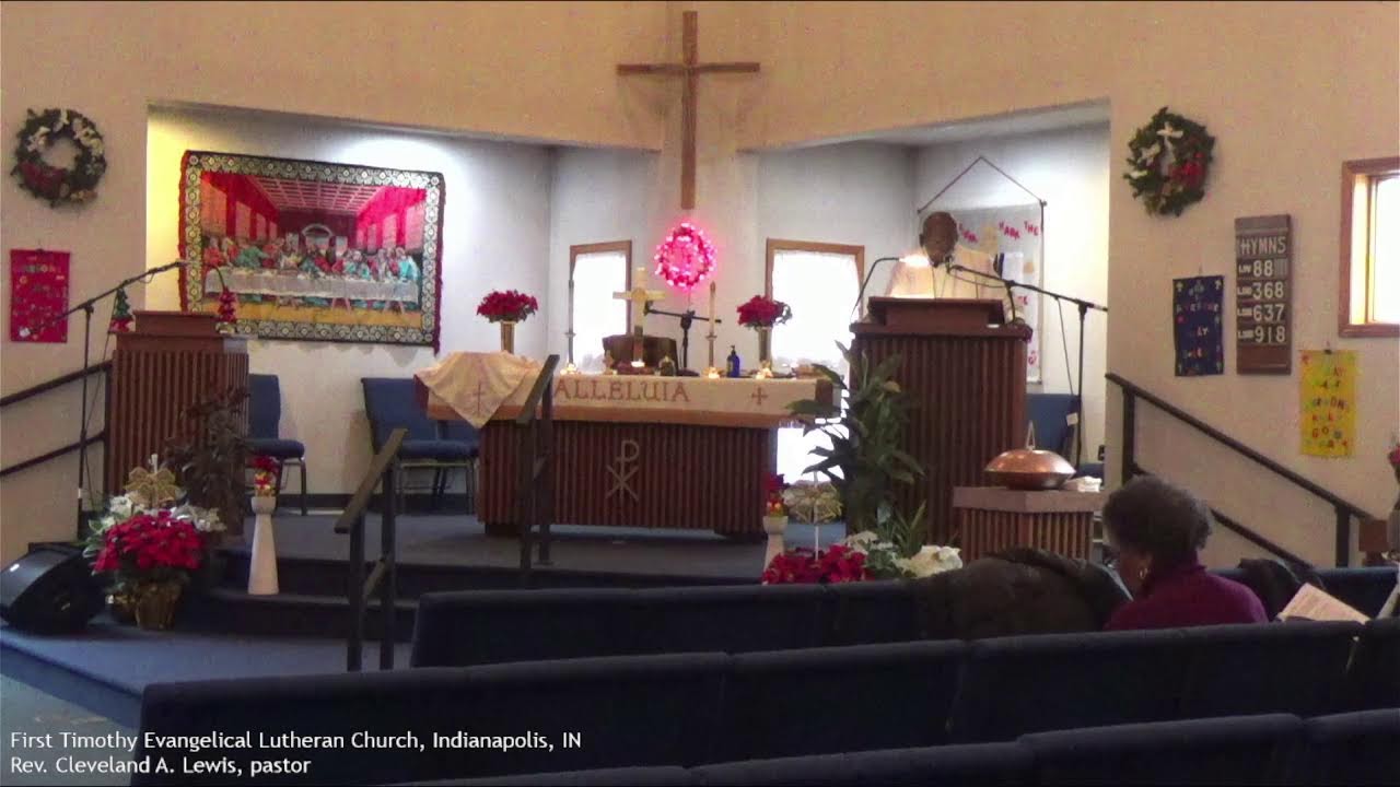 01/11/2026 - First Timothy Lutheran Church Worship Service -  The Baptism Of Our Lord