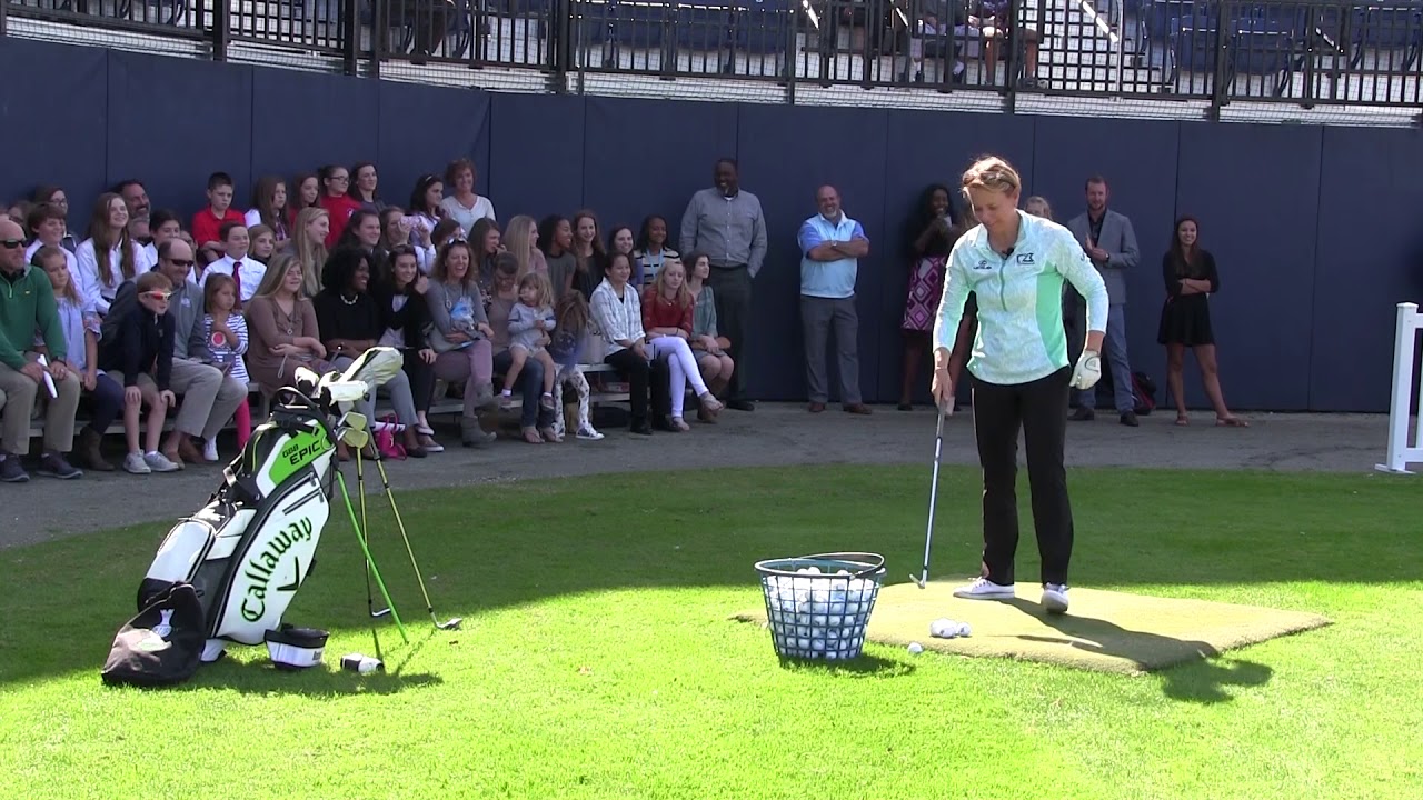 ANNIKA Sorenstam Clinic -  Girls in the Game at Columbus State University