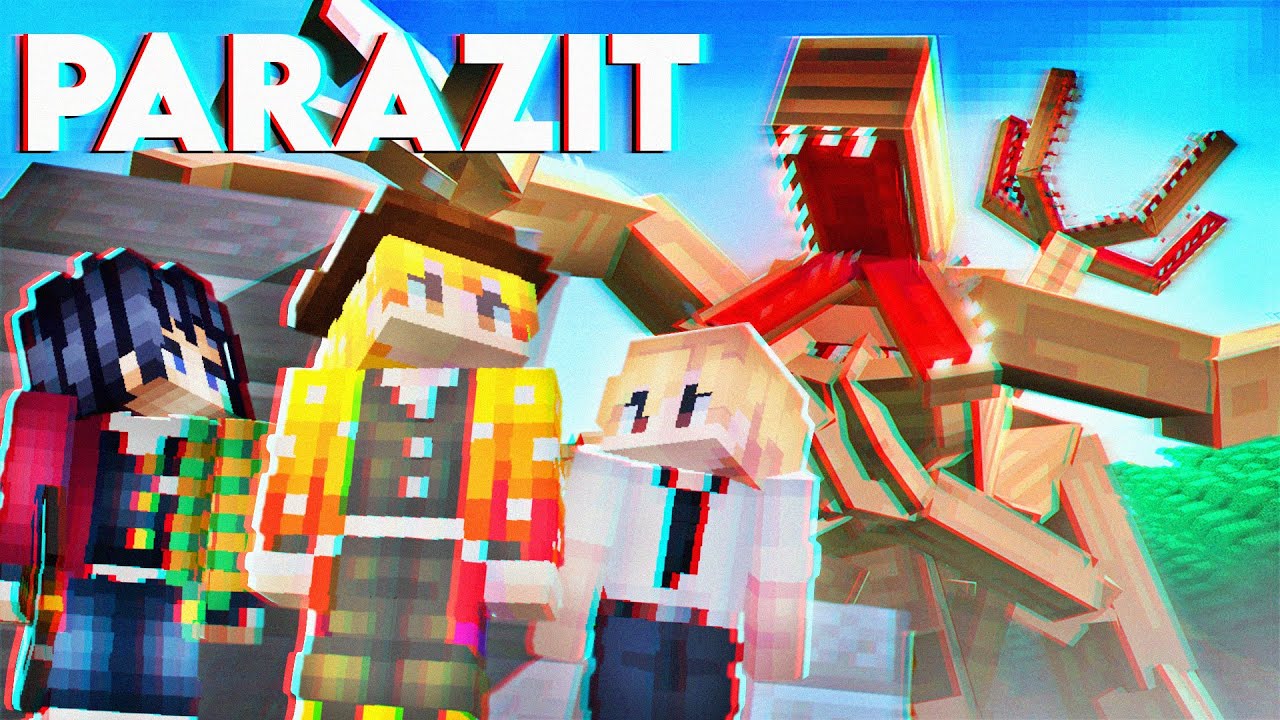 Minecraft'ta 3 Aptal PARAZİT ADASINDAN Kaçmaya Çalışıyoruz!