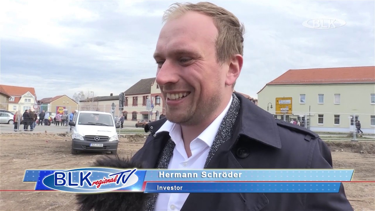 Spatenstich in Hohenmölsen für den neuen Edeka-Markt