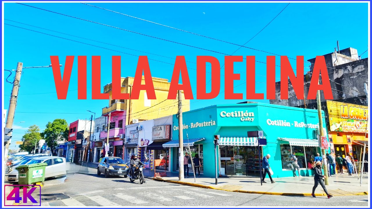 【4K】Recorriendo VILLA ADELINA CENTRO, Calle PARANÁ - Plaza ADER | Buenos Aires, San Isidro, V. López