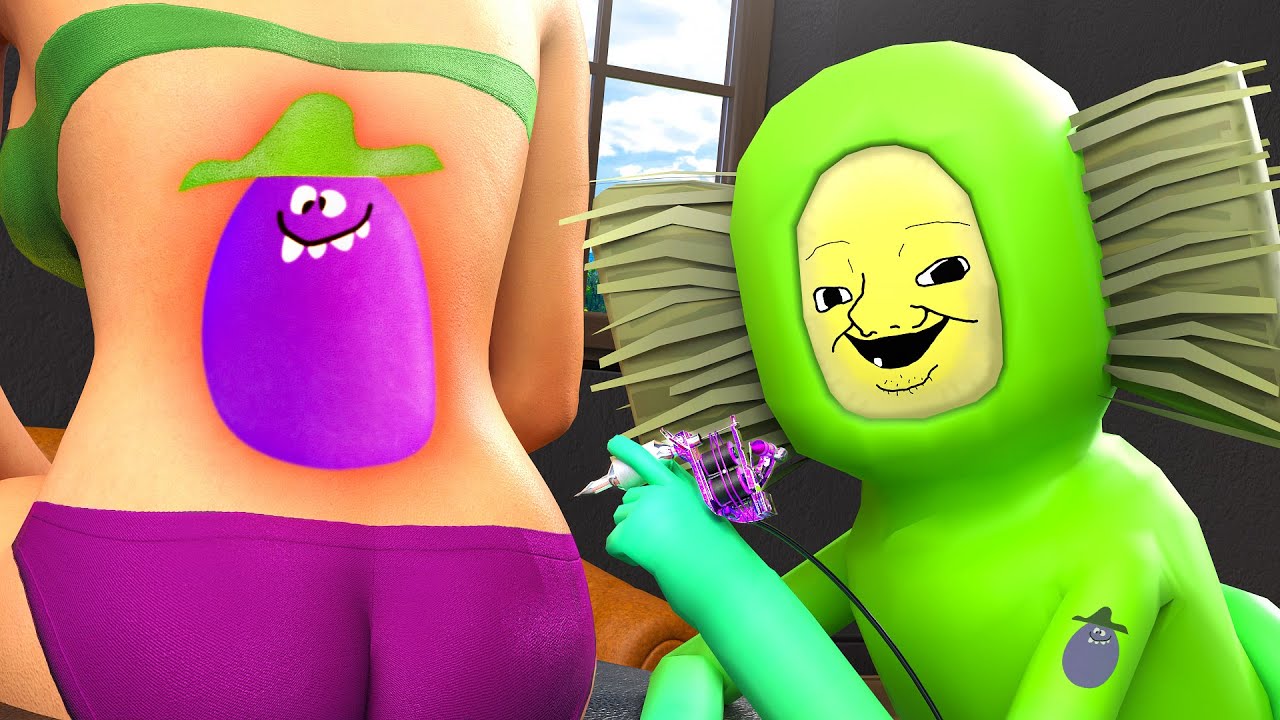 better than the brush tattoo (goofy grape)