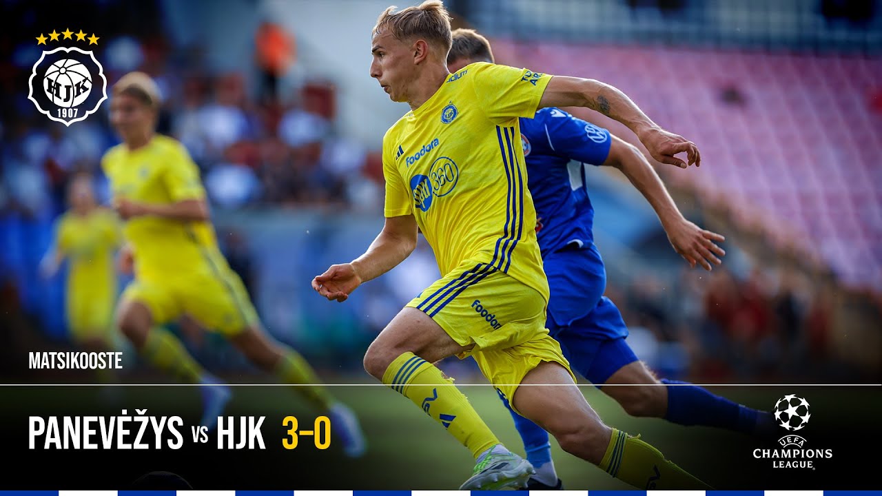 Panevėžys vs HJK 3-0 - Champions League Q1