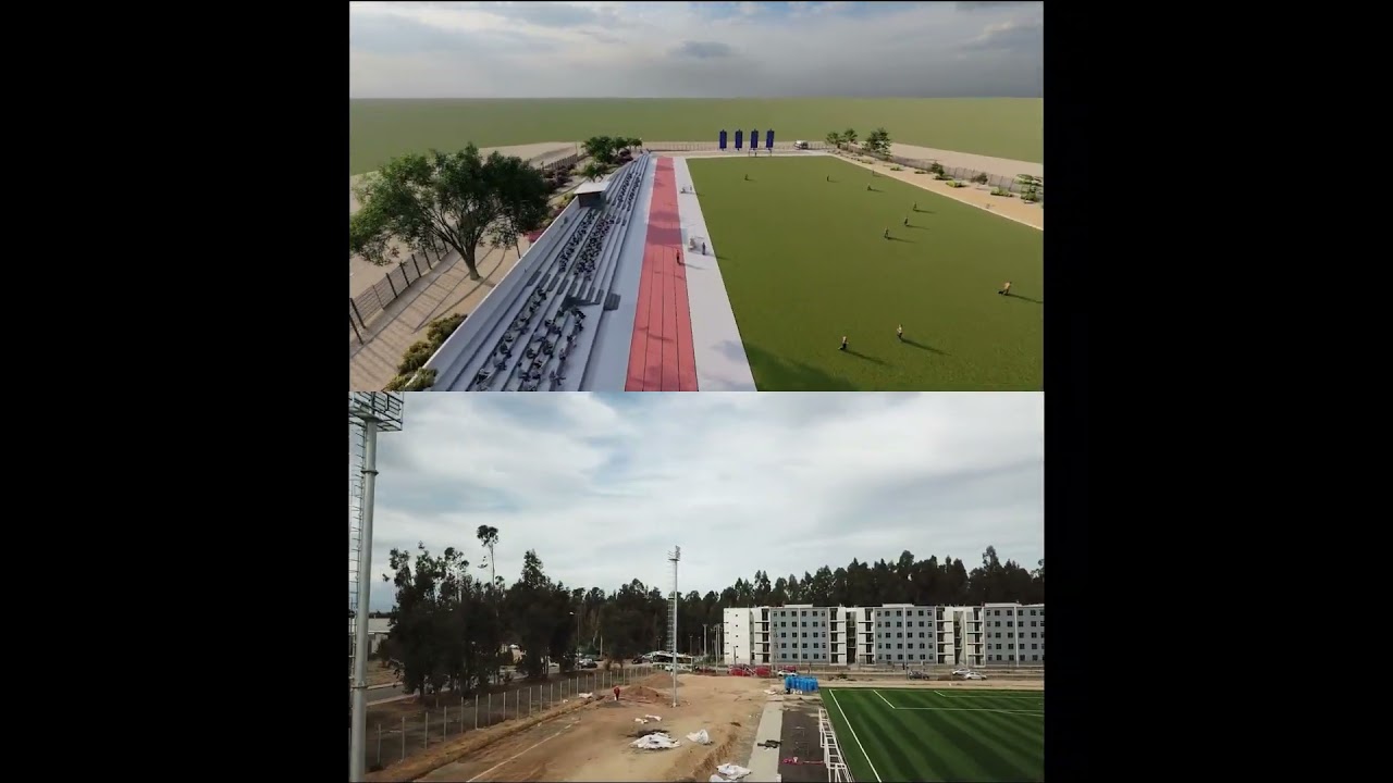 Avances del nuevo Campo Deportivo PUCV