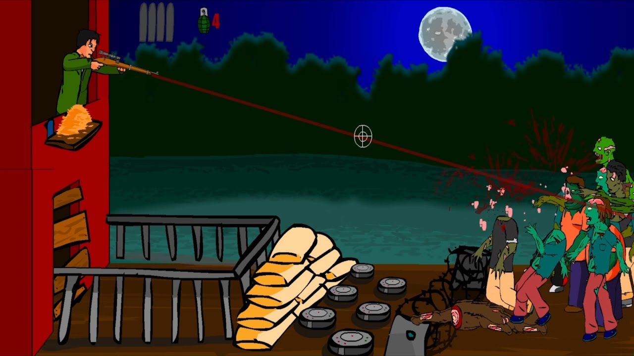 Hungry Are The Dead Flash Game Playthrough