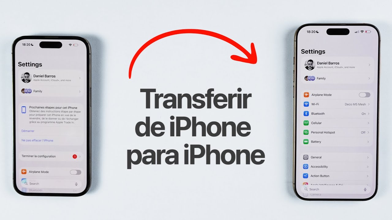(2026) Como Transferir TODOS OS DADOS de um iPhone Antigo para um iPhone Novo - GRÁTIS E OFICIAL!