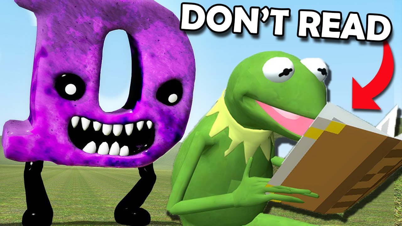 Cursed Alphabet Lore Comes When You're Reading (Garry's Mod)