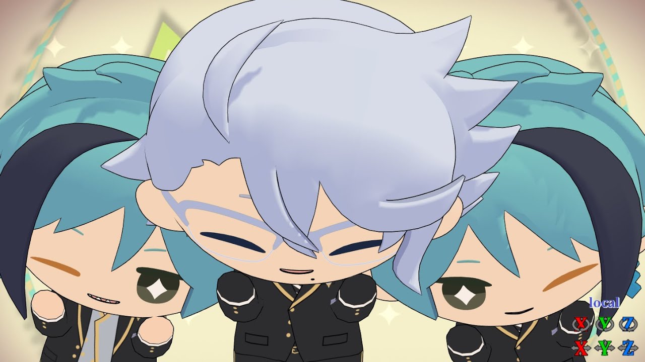 【MMDツイステ】なでなで【おくた】