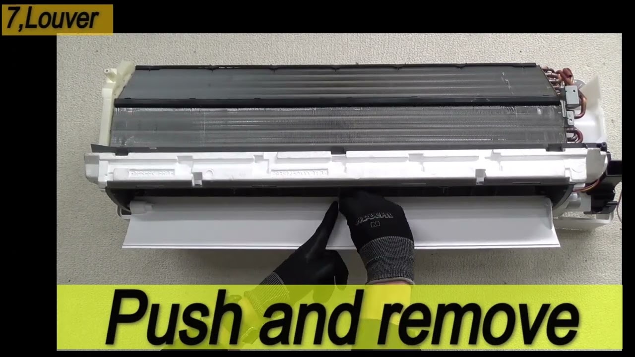 Fujitsu Air Conditioner KGTA / KGTB Indoor Unit Disassembly &ndash; Step-by-Step Tutorial