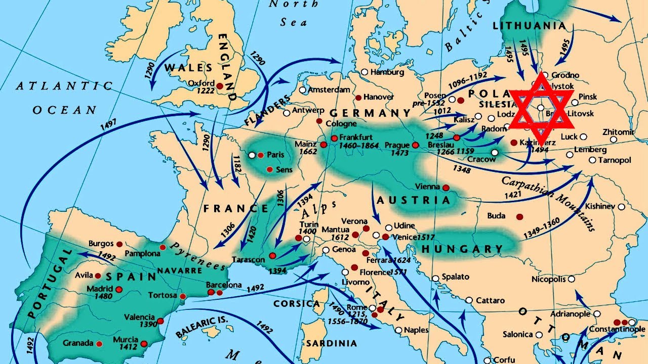 Co złego robili Żydzi europejczykom w średniowieczu?