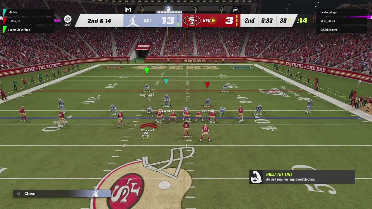 [Mike][Hit Stick] Julius Peppers Lays Out Ceedee After Catch