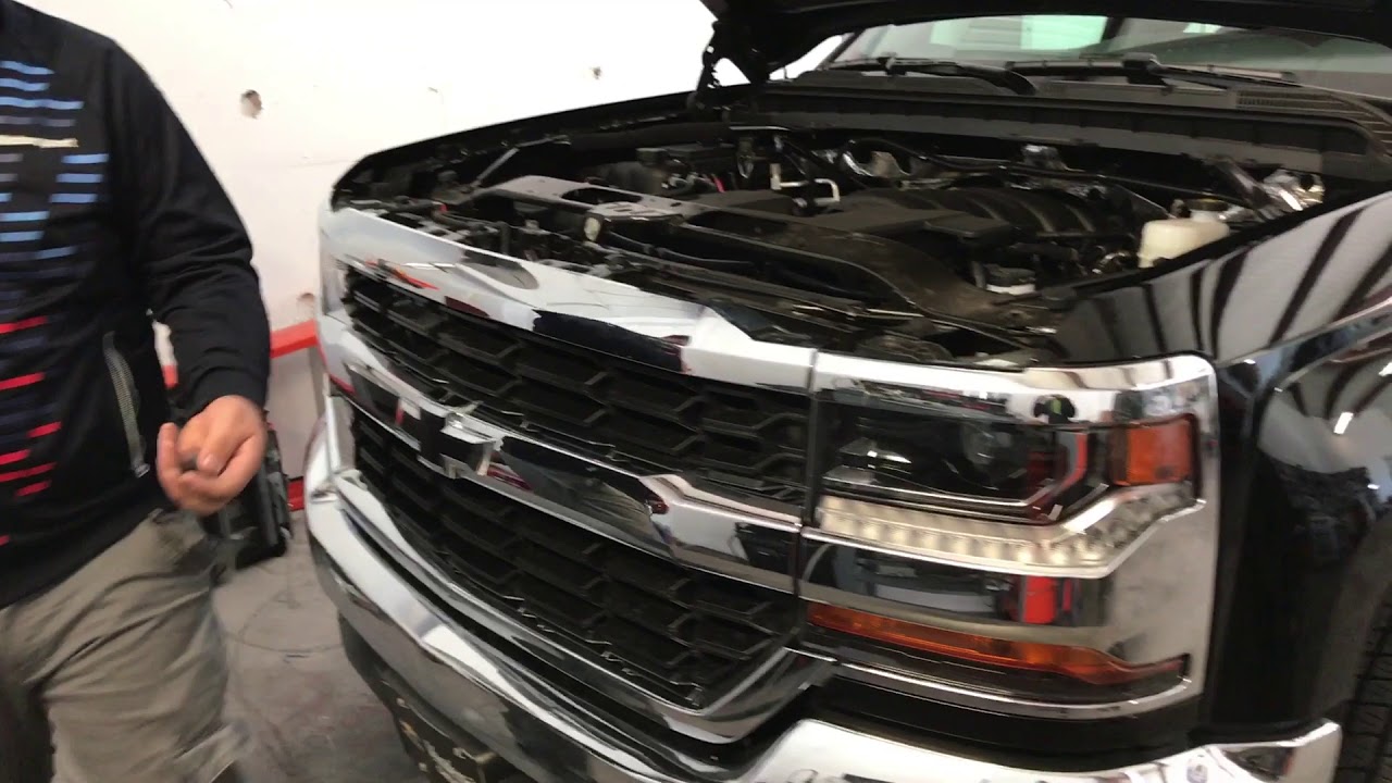 Front grill removal.