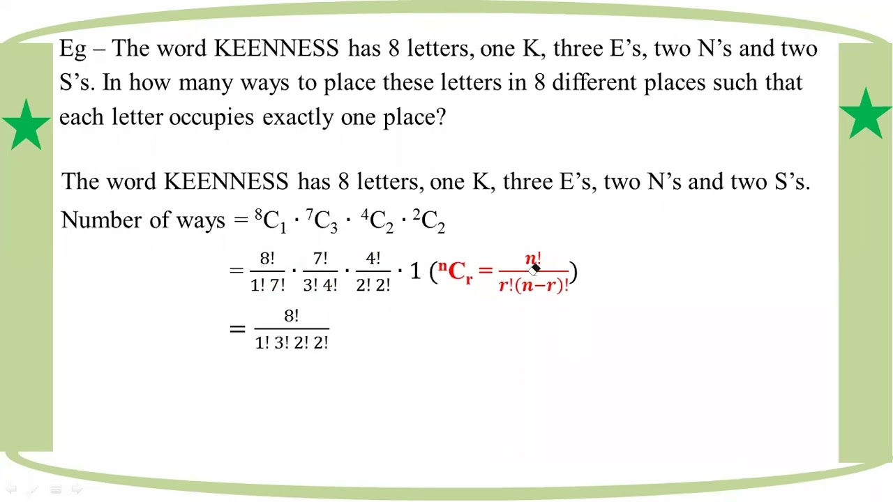 # Grade 12 Math (ch 5) Permutation with repetition