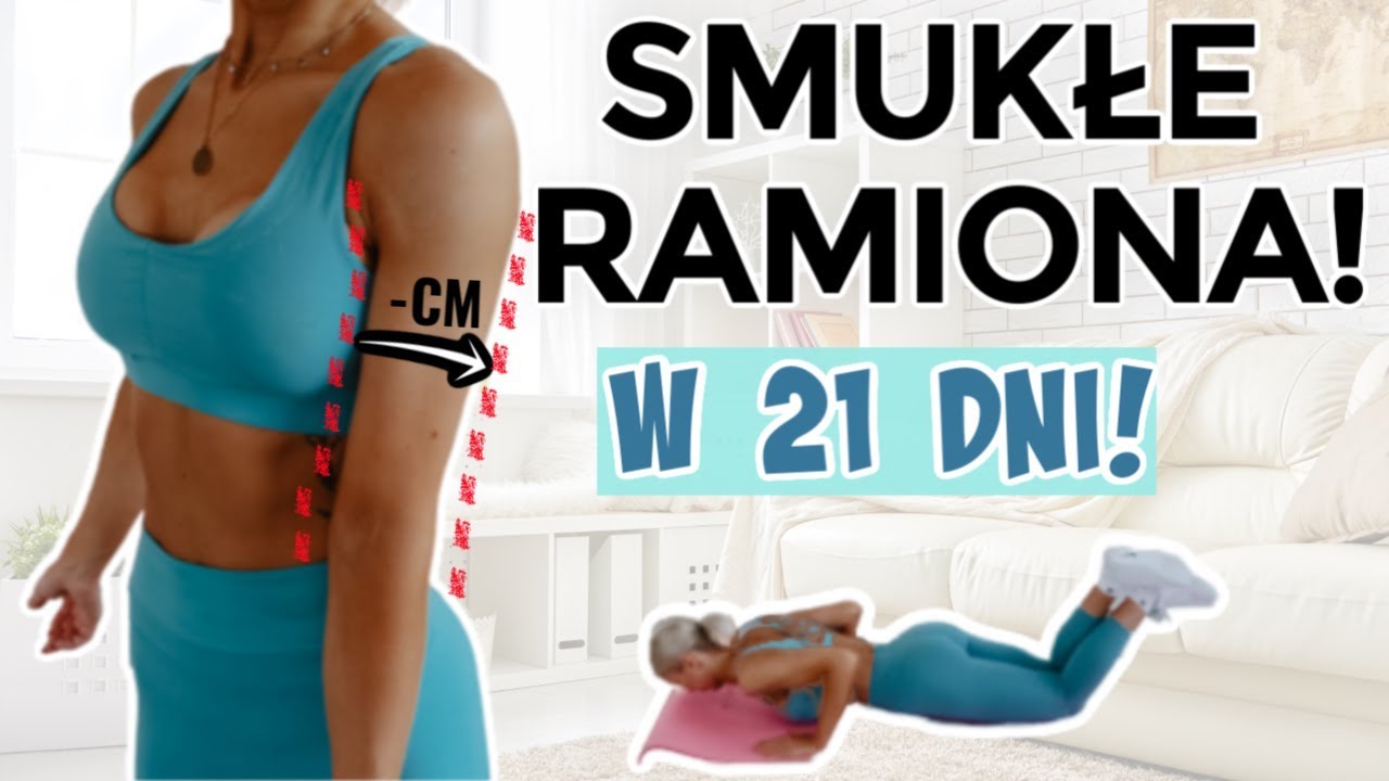 JAK SCHUDNĄĆ Z RAMION W 21 DNI?/ 15 MINUTOWY TRENING NA SMUKŁE RAMIONA W DOMU!