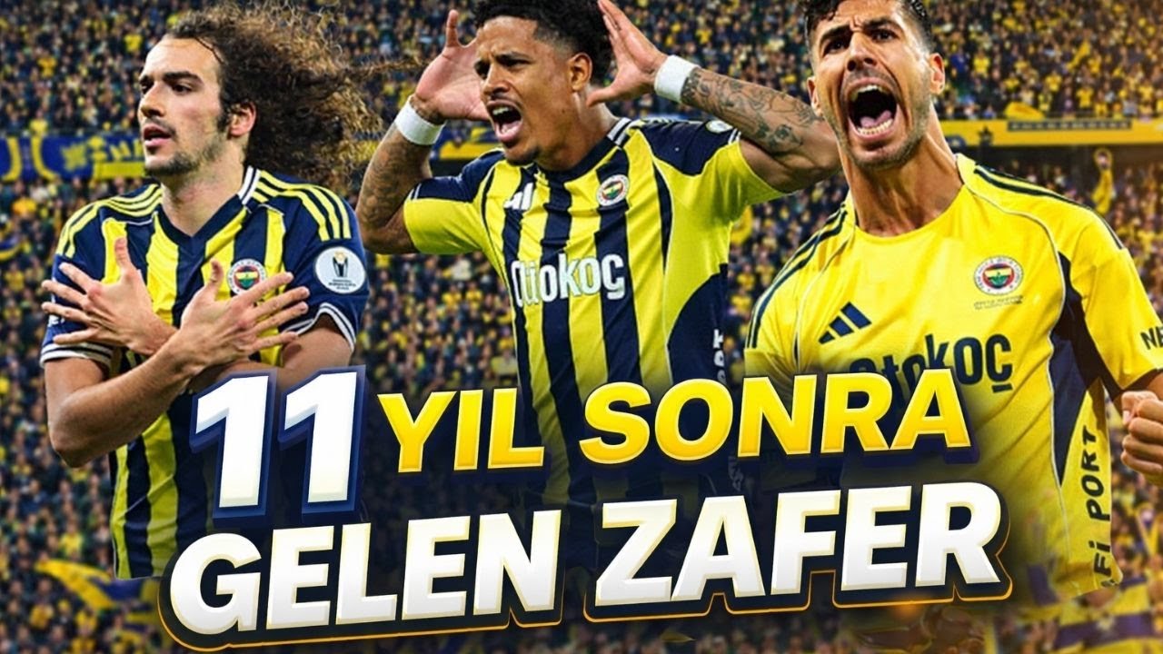11 Yıl Sonra Gelen Zafer! Fenerbahçe’den Tarihi Süper Kupa Gecesi 🔥🏆